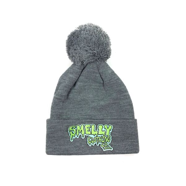 Flexfit Cuffed Knit Pom Pom Beanie Full Color Patch Bundle - Your Logo Thumbnail