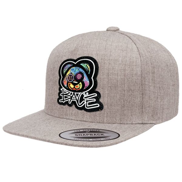 Yupoong Five Panel Snapback & Full Color Patch Bundle - Your Logo Thumbnail