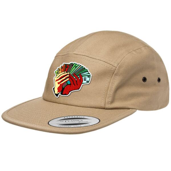 Flexfit Classic Jockey Camper Cap & Full Color Patch Bundle - Your Logo Thumbnail