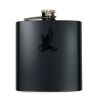 6 oz. Matte Black Laserable Stainless Steel Flask Thumbnail