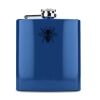 6 oz. Gloss Blue Laserable Stainless Steel Flask Thumbnail