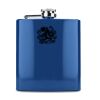 6 oz. Gloss Blue Laserable Stainless Steel Flask Thumbnail