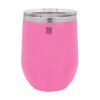 Polar Camel 12 oz. Vacuum Insulated Stemless Wine Glass w/Lid Matte Pink Thumbnail