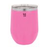 Polar Camel 12 oz. Vacuum Insulated Stemless Wine Glass w/Lid Matte Pink Thumbnail