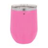 Polar Camel 12 oz. Vacuum Insulated Stemless Wine Glass w/Lid Matte Pink Thumbnail