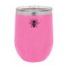 Polar Camel 12 oz. Vacuum Insulated Stemless Wine Glass w/Lid Matte Pink Thumbnail