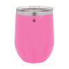 Polar Camel 12 oz. Vacuum Insulated Stemless Wine Glass w/Lid Matte Pink Thumbnail