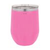 Polar Camel 12 oz. Vacuum Insulated Stemless Wine Glass w/Lid Matte Pink Thumbnail