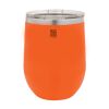 Polar Camel 12 oz. Vacuum Insulated Stemless Wine Glass w/Lid Orange Thumbnail