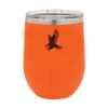 Polar Camel 12 oz. Vacuum Insulated Stemless Wine Glass w/Lid Orange Thumbnail