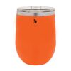 Polar Camel 12 oz. Vacuum Insulated Stemless Wine Glass w/Lid Orange Thumbnail