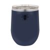 Polar Camel 12 oz. Vacuum Insulated Stemless Wine Glass w/Lid Navy Thumbnail