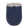 Polar Camel 12 oz. Vacuum Insulated Stemless Wine Glass w/Lid Navy Thumbnail