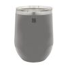 Polar Camel 12 oz. Vacuum Insulated Stemless Wine Glass w/Lid Gray Thumbnail