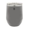 Polar Camel 12 oz. Vacuum Insulated Stemless Wine Glass w/Lid Gray Thumbnail